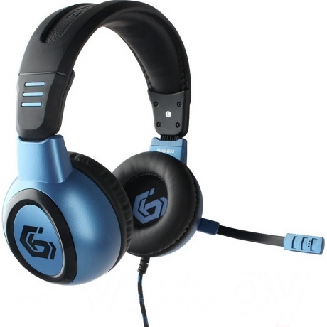 Наушники Gembird MHS-G55 Survarium Black-Blue - фото 3