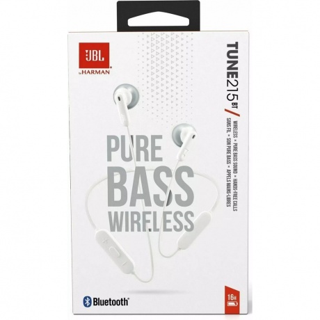 Наушники JBL Tune 215BT белый (JBLT215BTWHT) - фото 6
