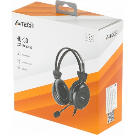 Наушники A4Tech HU-30 черный - фото 10