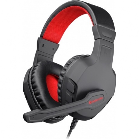 Наушники игровые Defender Gaming Cujo Black/Red (64505) - фото 1