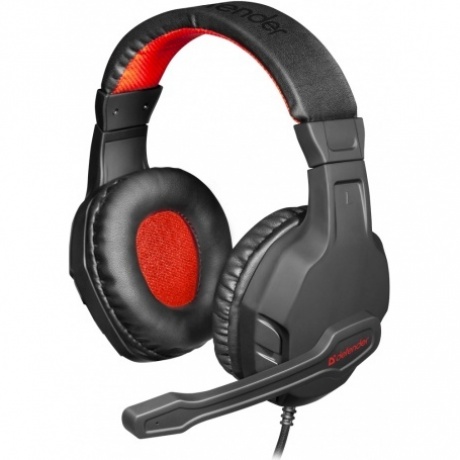 Наушники игровые Defender Gaming Cujo Black/Red (64505) - фото 2