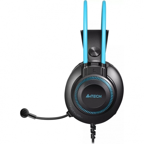 Наушники A4Tech Fstyler FH200i серый/синий (FH200I BLUE) - фото 4