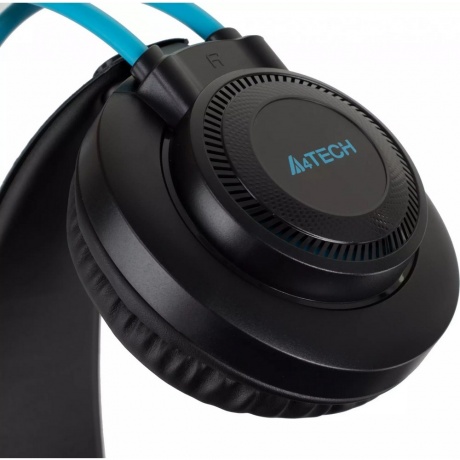 Наушники A4Tech Fstyler FH200U серый/синий (FH200U BLUE) - фото 4