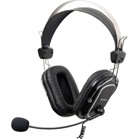 Наушники A4Tech HU-50 черный USB - фото 1