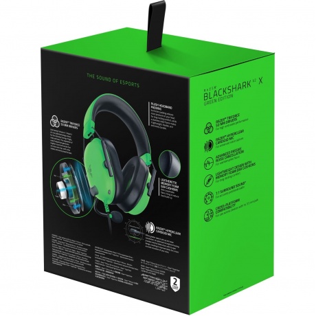 Наушники Razer Blackshark V2 X - Green - фото 5