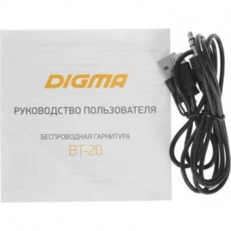 Наушники Digma BT-20 ANC черный (BT20) - фото 6