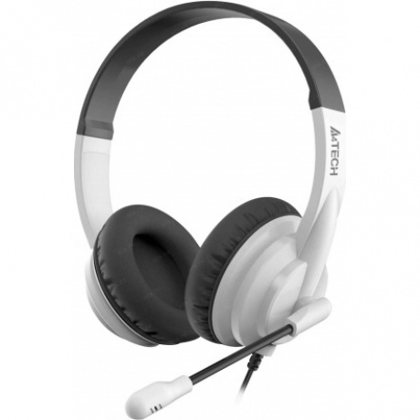 Наушники A4Tech HS-10 черный/белый - фото 1