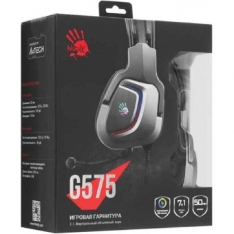 Наушники A4Tech Bloody G575 серый - фото 5