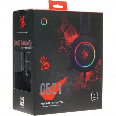 Наушники A4Tech Bloody G521, черная - фото 8