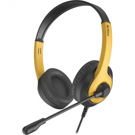 Наушники A4Tech Fstyler FH100U желтый/черный - фото 1