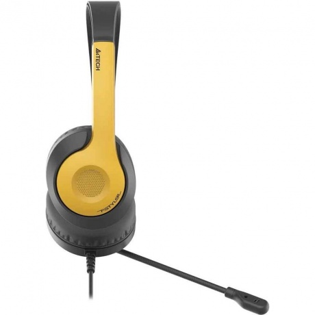Наушники A4Tech Fstyler FH100U желтый/черный - фото 3