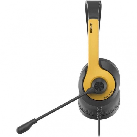 Наушники A4Tech Fstyler FH100U желтый/черный - фото 4