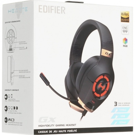 Наушники Edifier GX черный - фото 4