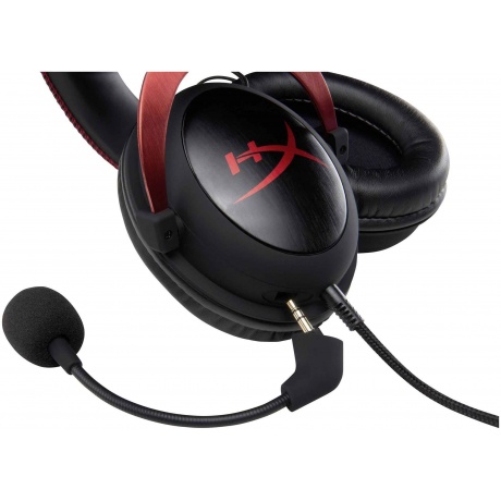 Наушники с микрофоном HyperX Cloud II черный/красный (4P5M0AA) - фото 6