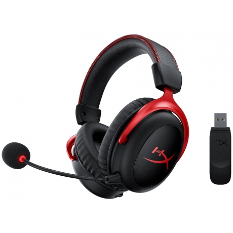 Наушники с микрофоном HyperX Cloud II черный/красный (4P5M0AA) - фото 8
