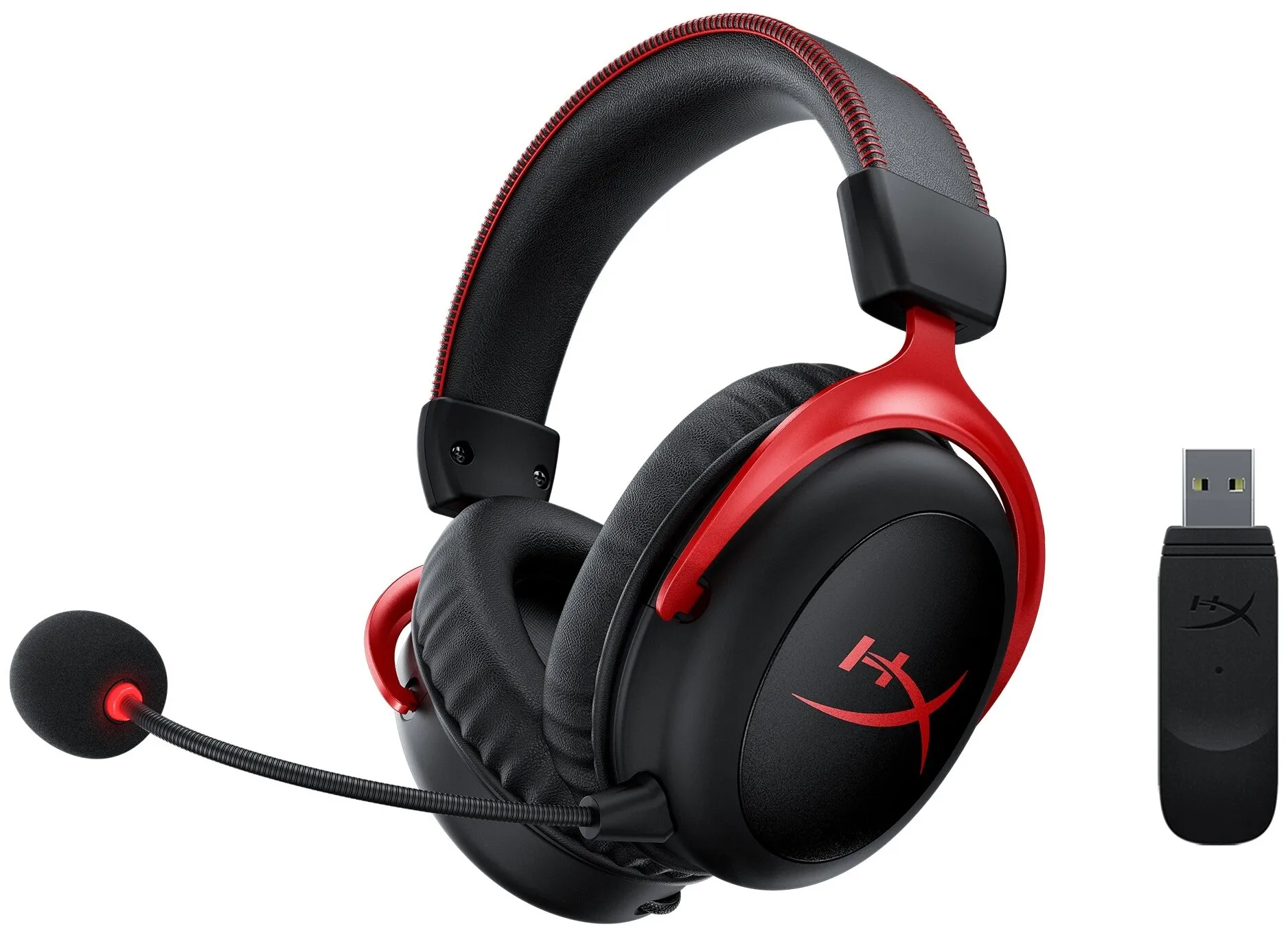 Наушники с микрофоном HyperX Cloud II черный/красный (4P5M0AA) - фото 8