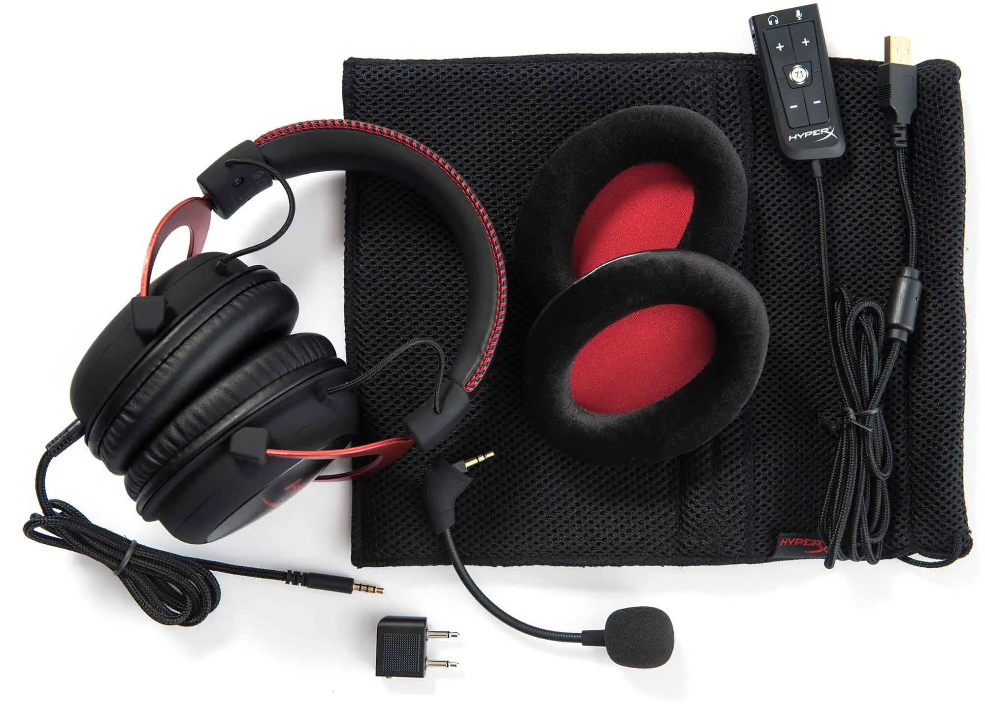 Наушники с микрофоном HyperX Cloud II черный/красный (4P5M0AA) - фото 10