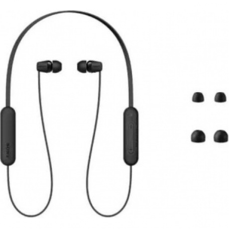 Нaушники Sony WI-C100 Black - фото 3