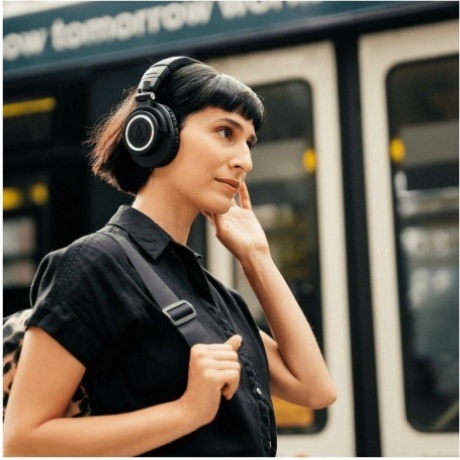 Наушники Audio-Technica ATH-M50XBT2, черный - фото 10