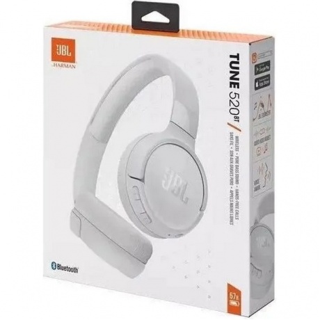 Наушники JBL Tune 520BT (JBLT520BTWHTEU) White - фото 10