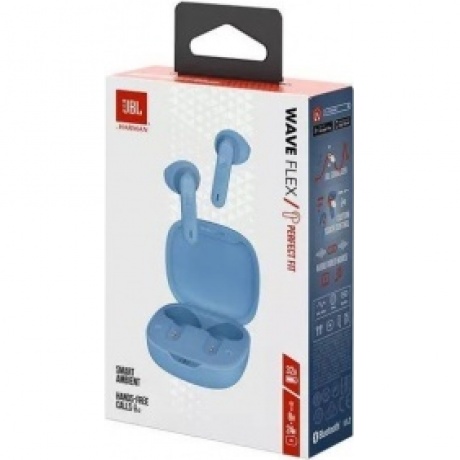 Наушники JBL Wave Flex (JBLWFLEXBLU) Blue - фото 10