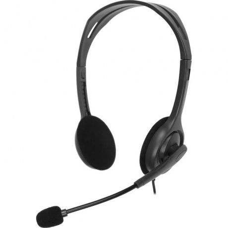 Наушники Logitech H111 темно-серый (981-000594) - фото 1