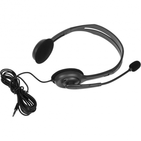 Наушники Logitech H111 темно-серый (981-000594) - фото 5
