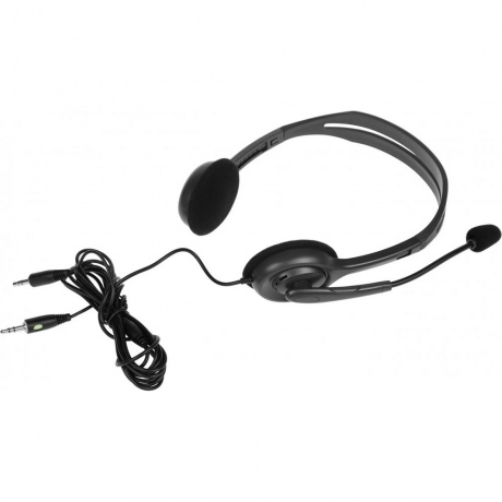 Наушники Logitech H110 темно-серый (981-000472) - фото 6