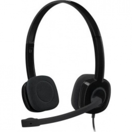 Наушники Logitech Headset H151 Stereo black (981-000590) - фото 1