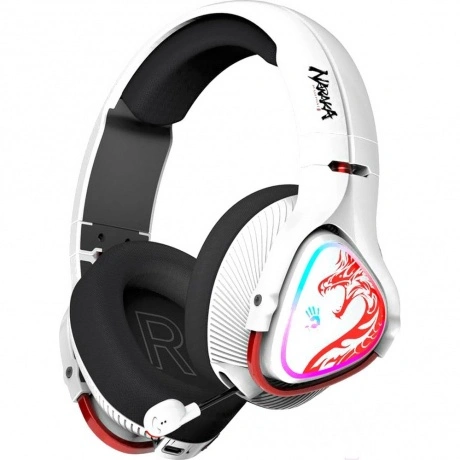 Наушники A4Tech Bloody MR720 белый/красный