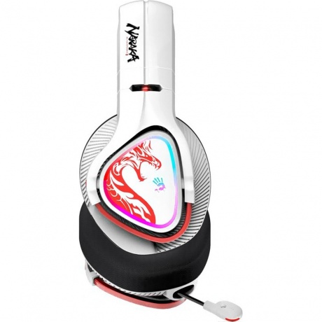 Наушники A4Tech Bloody MR720 белый/красный - фото 4