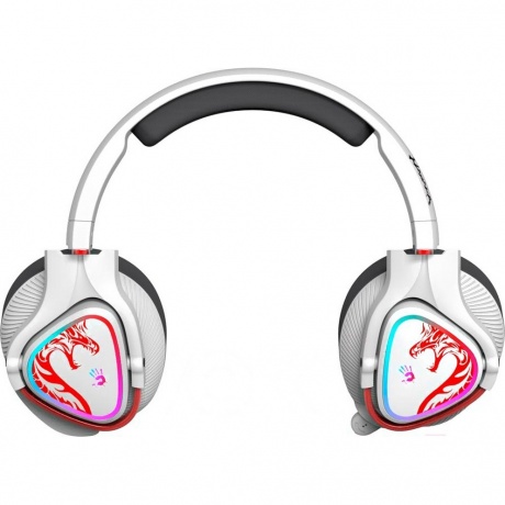 Наушники A4Tech Bloody MR720 белый/красный - фото 7