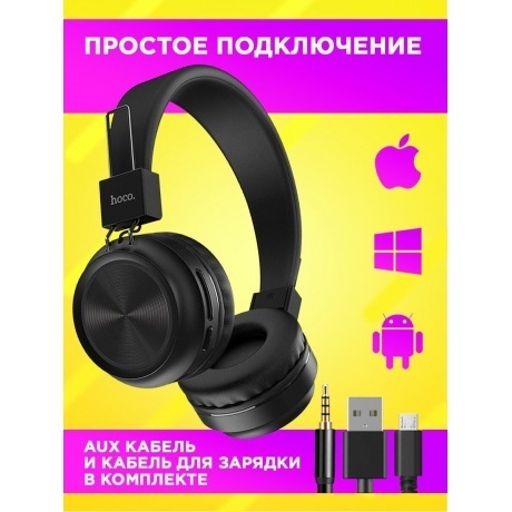 Наушники Hoco W25 Promise Blue - фото 24