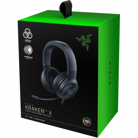Наушники Razer Kraken V3 X Black RZ04-03750300-R3M1 - фото 6