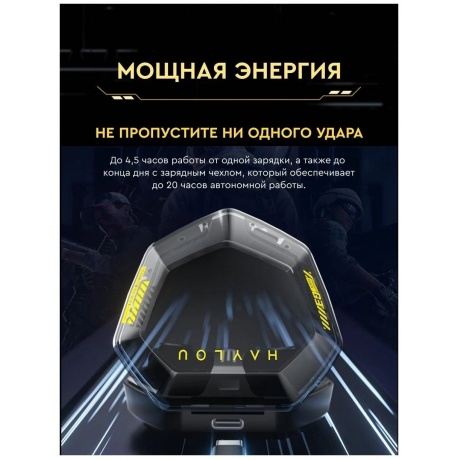 Беспроводные наушники Haylou G3 (Haylou G003) Black - фото 19