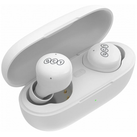 Беспроводные наушники QCY T17 White - фото 1