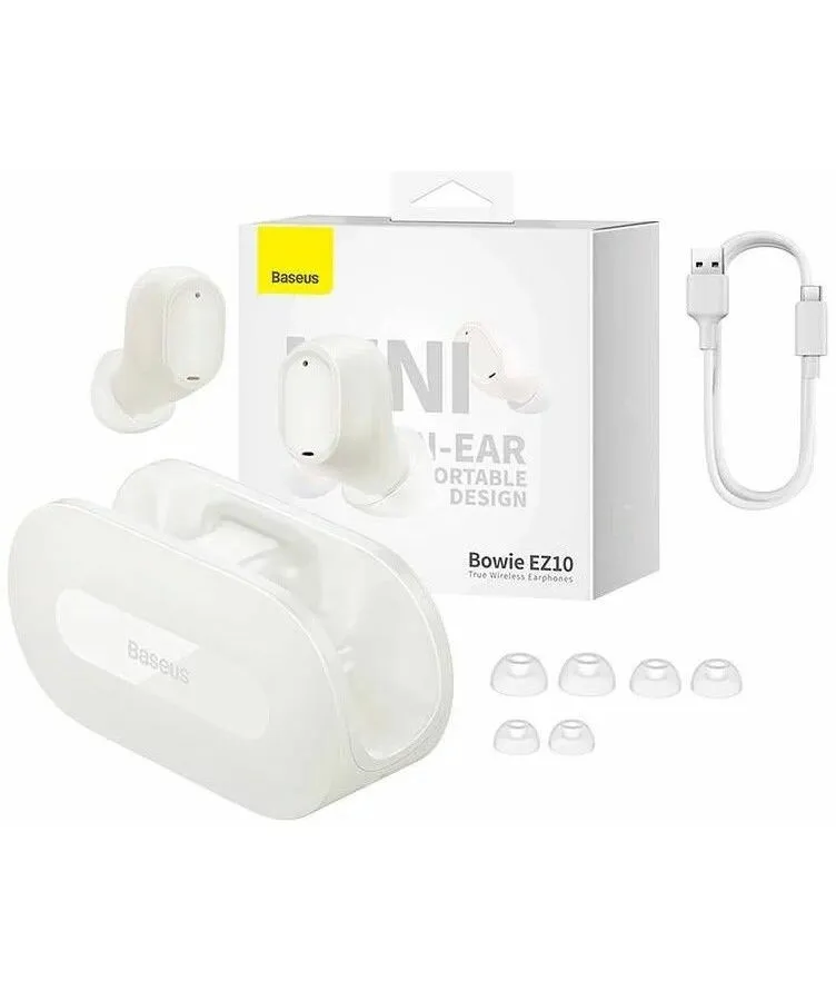Наушники Baseus Bowie EZ10 True White (A00054300226-Z1) - фото 16