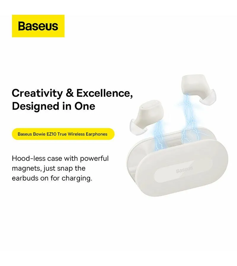 Наушники Baseus Bowie EZ10 True White (A00054300226-Z1) - фото 9