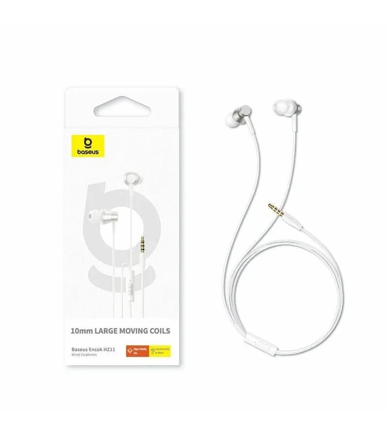Наушники Baseus Encok HZ11 Moon White (A00164200213-Z1) - фото 8