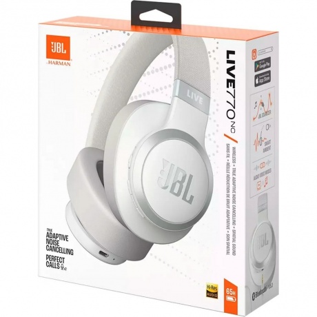 Наушники JBL LIVE 770NC, белый - фото 11