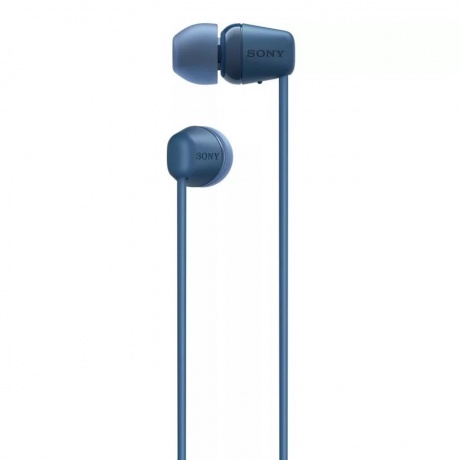 Наушники Sony WI-C100 LZ синий - фото 3