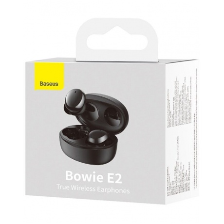 Наушники Baseus True Wireless Earphones Bowie E2 Black (NGTW090001) - фото 7