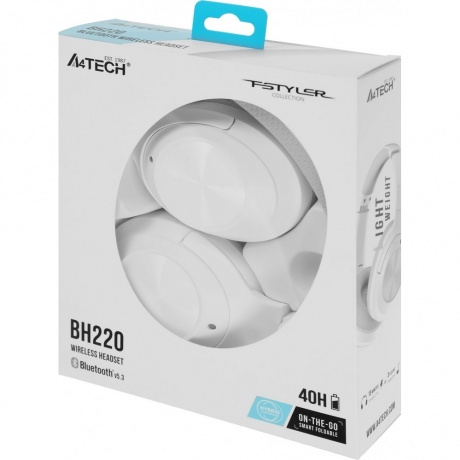 Наушники A4Tech Fstyler BH220 White - фото 9