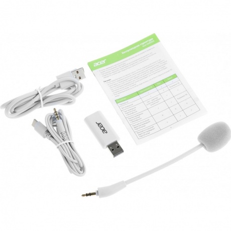Наушники Acer OHR303 White ZL.HDSEE.00A - фото 14