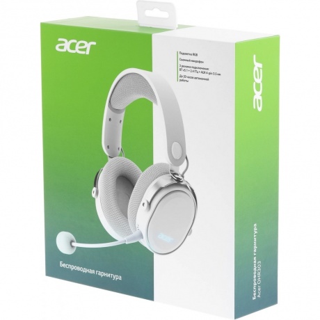 Наушники Acer OHR303 White ZL.HDSEE.00A - фото 15