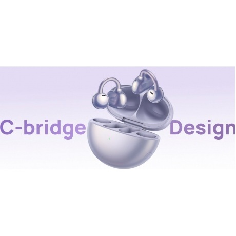 Наушники Huawei FreeClip Dove T0017 Purple 55037246 - фото 9