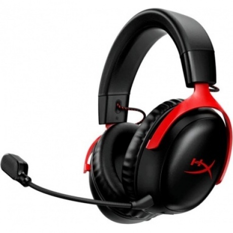 Наушники HyperX Cloud III Wireless New Red-Black 77Z46AA - фото 1