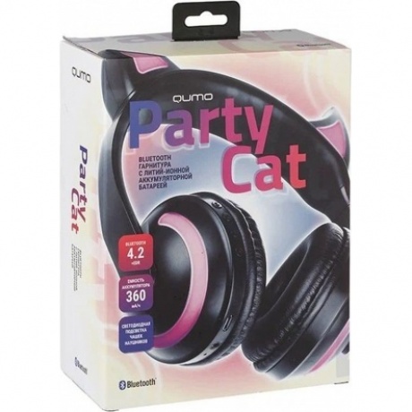 Наушники Qumo Party Cat ВТ 0027 - фото 1