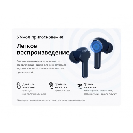 Беспроводные наушники realme Buds T100, белый - фото 29