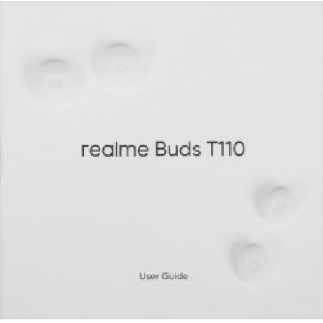 Беспроводные наушники Realme Buds T-110, белый - фото 9